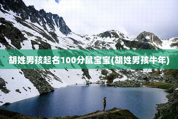 胡姓男孩起名100分鼠宝宝(胡姓男孩牛年)