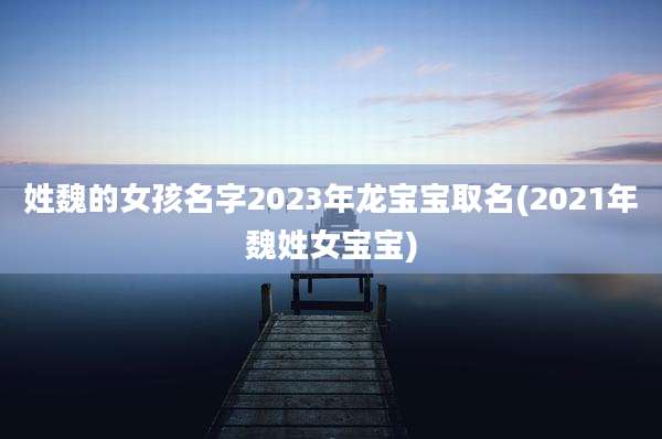 姓魏的女孩名字2023年龙宝宝取名(2021年魏姓女宝宝)