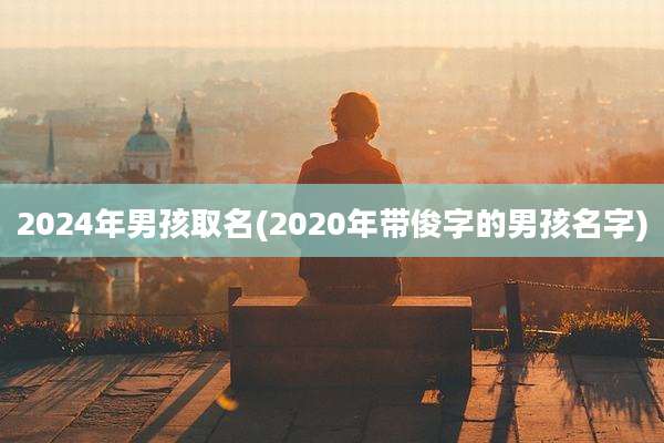 2024年男孩取名(2020年带俊字的男孩名字)