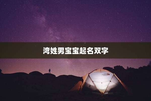 湾姓男宝宝起名双字
