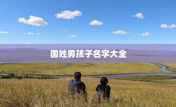 国姓男孩子名字大全