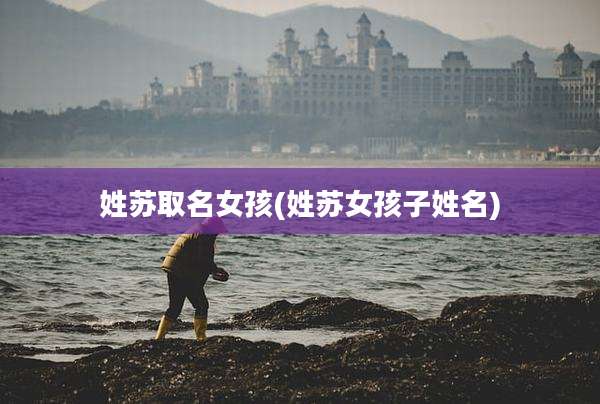 姓苏取名女孩(姓苏女孩子姓名)