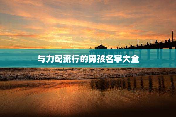 与力配流行的男孩名字大全