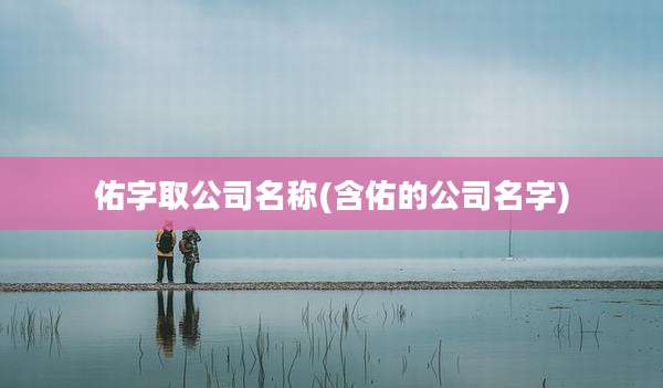 佑字取公司名称(含佑的公司名字)