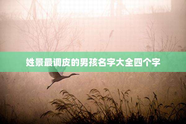 姓景最调皮的男孩名字大全四个字