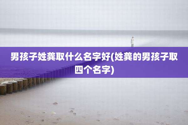 男孩子姓龚取什么名字好(姓龚的男孩子取四个名字)