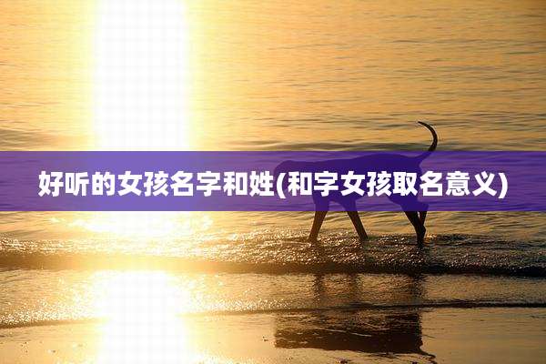 好听的女孩名字和姓(和字女孩取名意义)