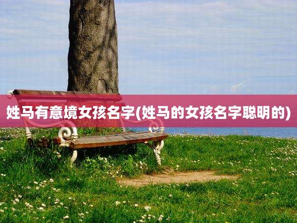 姓马有意境女孩名字(姓马的女孩名字聪明的)