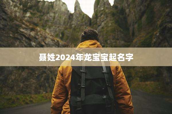 聂姓2024年龙宝宝起名字