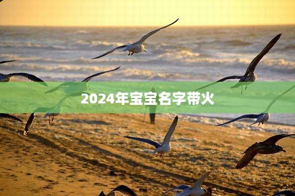 2024年宝宝名字带火