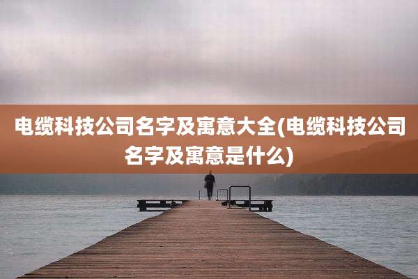 电缆科技公司名字及寓意大全(电缆科技公司名字及寓意是什么)