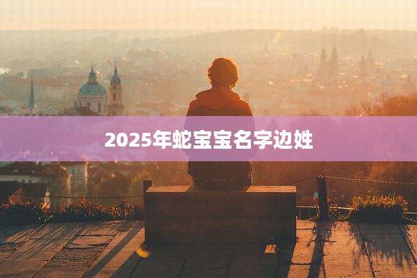 2025年蛇宝宝名字边姓