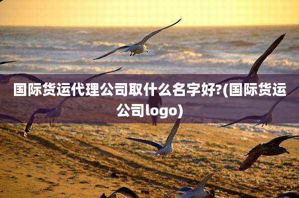 国际货运代理公司取什么名字好?(国际货运公司logo)