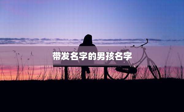 带发名字的男孩名字