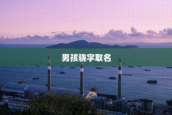 男孩骁字取名