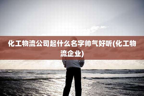 化工物流公司起什么名字帅气好听(化工物流企业)