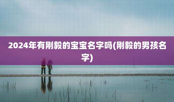 2024年有刚毅的宝宝名字吗(刚毅的男孩名字)