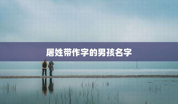屠姓带作字的男孩名字