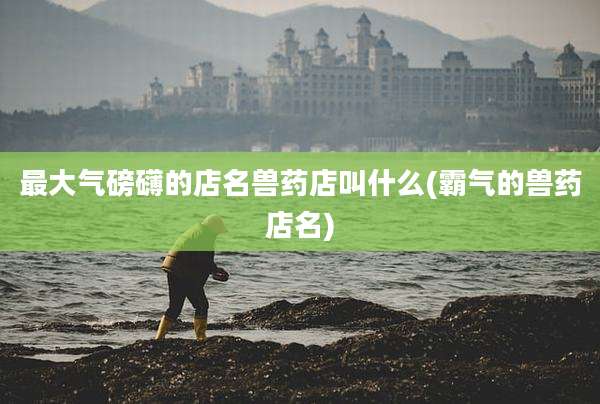 最大气磅礴的店名兽药店叫什么(霸气的兽药店名)