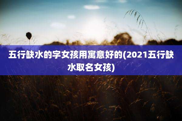 五行缺水的字女孩用寓意好的(2021五行缺水取名女孩)