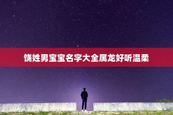 饶姓男宝宝名字大全属龙好听温柔