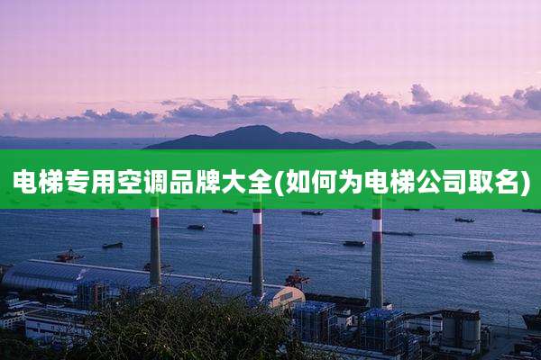 电梯专用空调品牌大全(如何为电梯公司取名)
