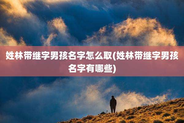 姓林带继字男孩名字怎么取(姓林带继字男孩名字有哪些)