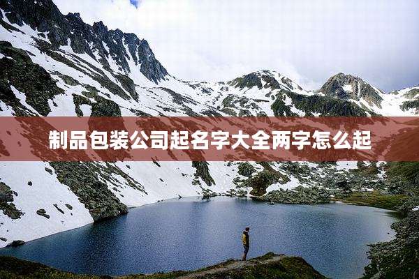 制品包装公司起名字大全两字怎么起