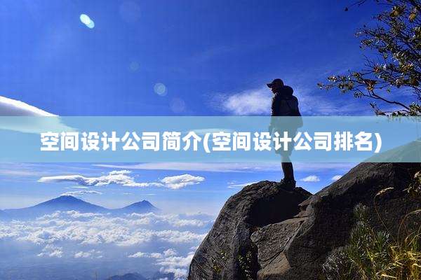 空间设计公司简介(空间设计公司排名)