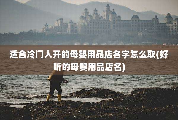 适合冷门人开的母婴用品店名字怎么取(好听的母婴用品店名)