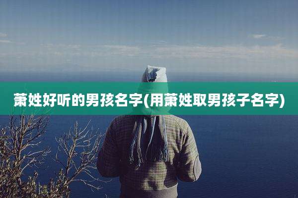 萧姓好听的男孩名字(用萧姓取男孩子名字)