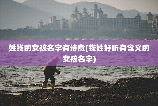 姓钱的女孩名字有诗意(钱姓好听有含义的女孩名字)