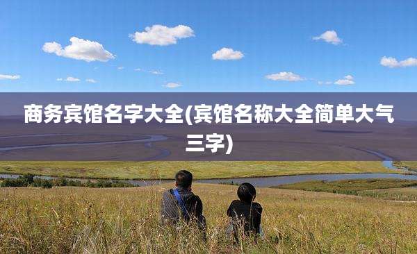 商务宾馆名字大全(宾馆名称大全简单大气三字)