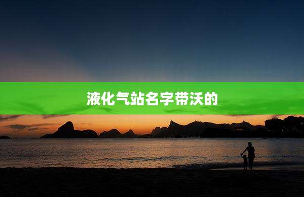 液化气站名字带沃的