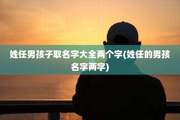姓任男孩子取名字大全两个字(姓任的男孩名字两字)