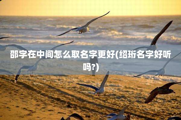 邵字在中间怎么取名字更好(绍珩名字好听吗?)
