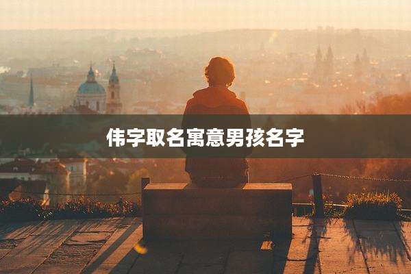 伟字取名寓意男孩名字