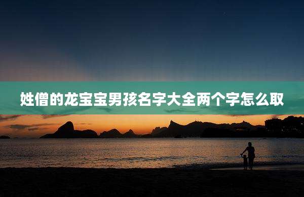 姓僧的龙宝宝男孩名字大全两个字怎么取