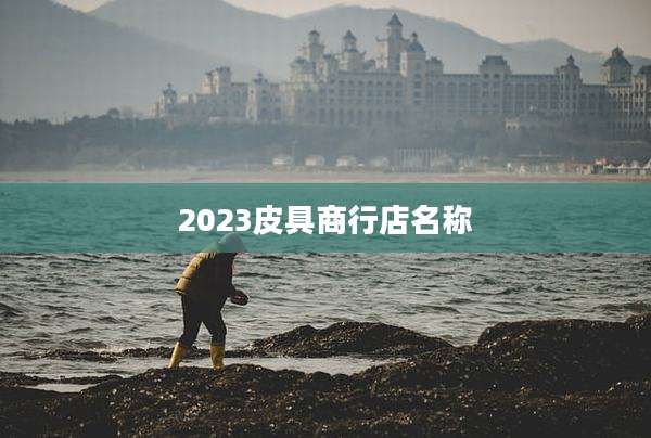 2023皮具商行店名称