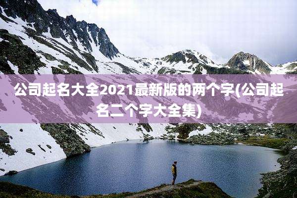 公司起名大全2021最新版的两个字(公司起名二个字大全集)
