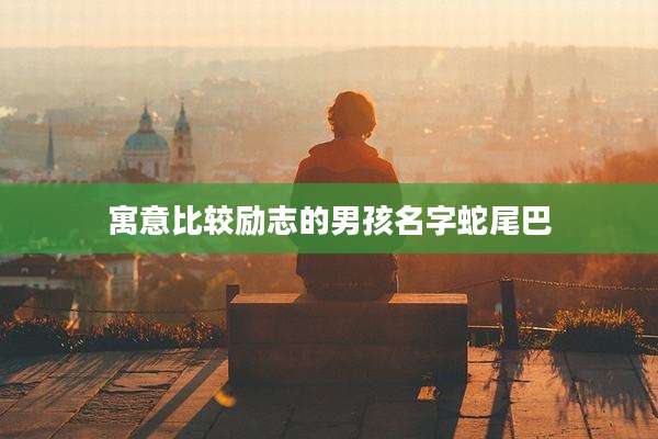 寓意比较励志的男孩名字蛇尾巴