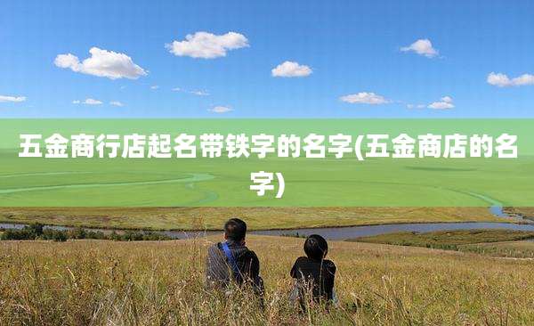 五金商行店起名带铁字的名字(五金商店的名字)