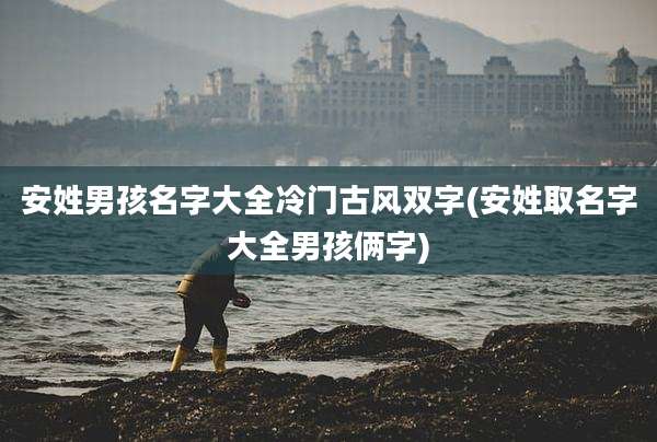 安姓男孩名字大全冷门古风双字(安姓取名字大全男孩俩字)