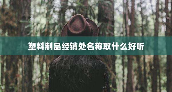 塑料制品经销处名称取什么好听