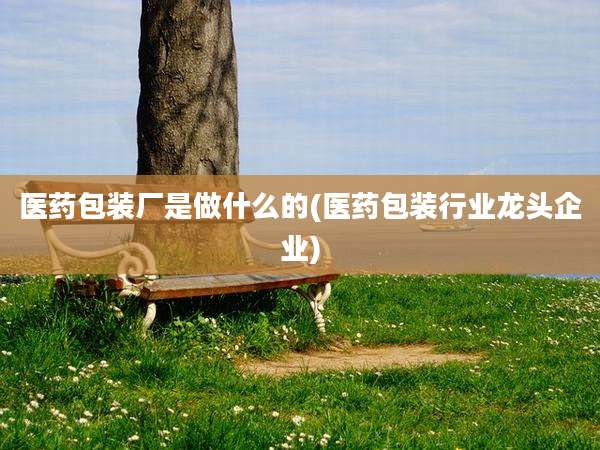 医药包装厂是做什么的(医药包装行业龙头企业)
