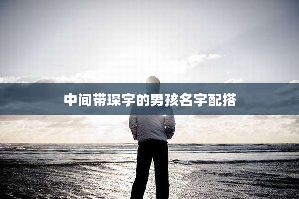 中间带琛字的男孩名字配搭