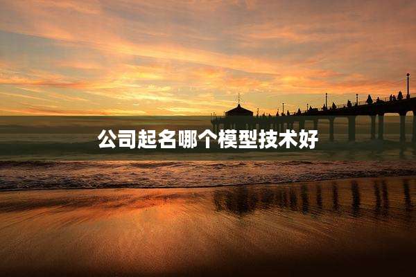 公司起名哪个模型技术好