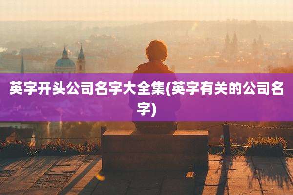 英字开头公司名字大全集(英字有关的公司名字)