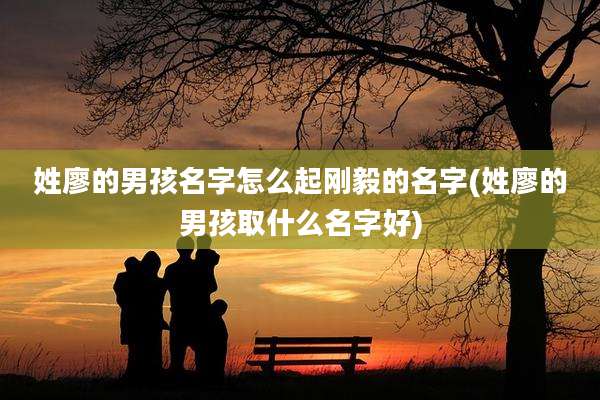 姓廖的男孩名字怎么起刚毅的名字(姓廖的男孩取什么名字好)