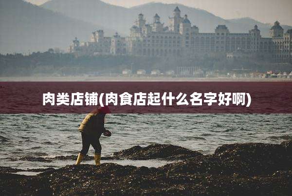 肉类店铺(肉食店起什么名字好啊)